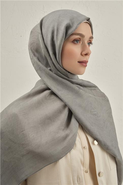 Armine Woolair Dalga Monogram Şal 1 20