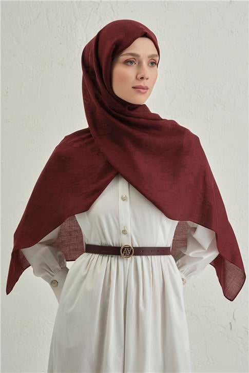 Armine Woolair Dalga Monogram Şal 1 32