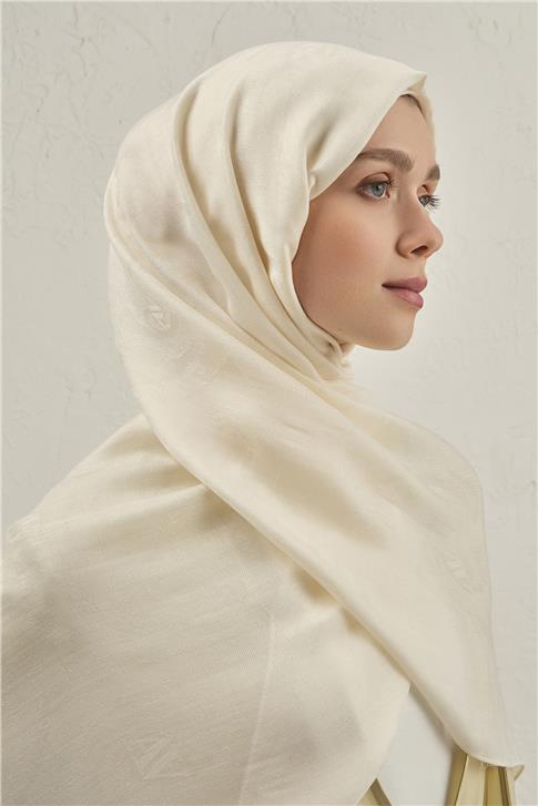 Armine Woolair Dalga Monogram Şal 1 39