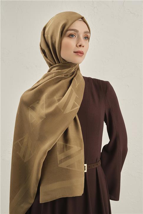 Armine Woolair Harf Monogram Şal 2 10