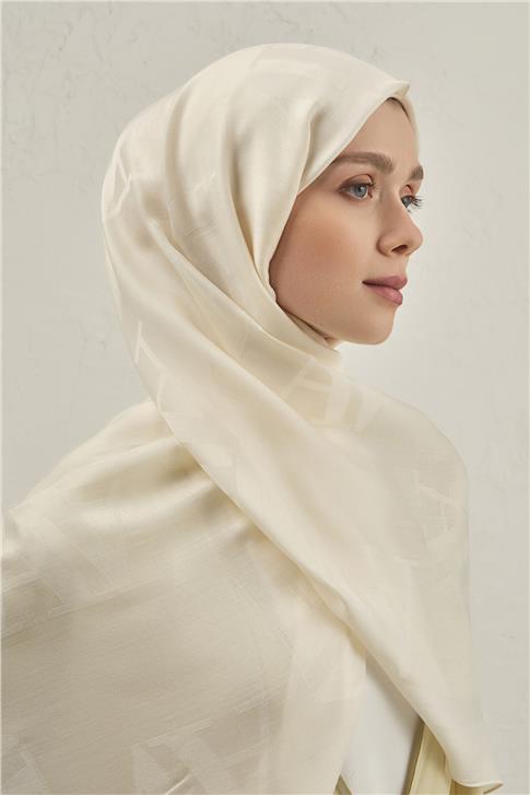 Armine Woolair Harf Monogram Şal 2 39