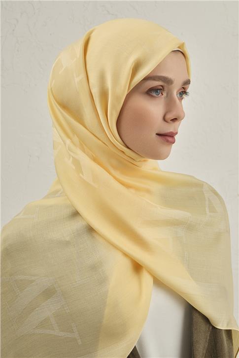 Armine Woolair Harf Monogram Şal 2 70