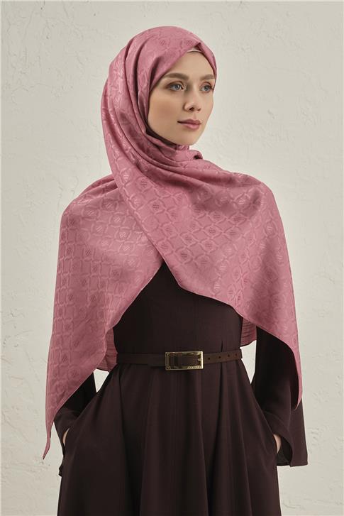 Armine Pamuk  Floş Monogram Zincir Şal 1 37