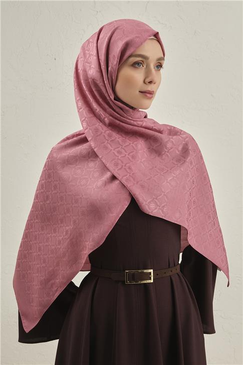 Armine Pamuk  Floş Monogram Zincir Şal 1 37