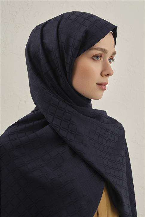 Armine Pamuk  Floş Çapraz Desen Şal 2 02