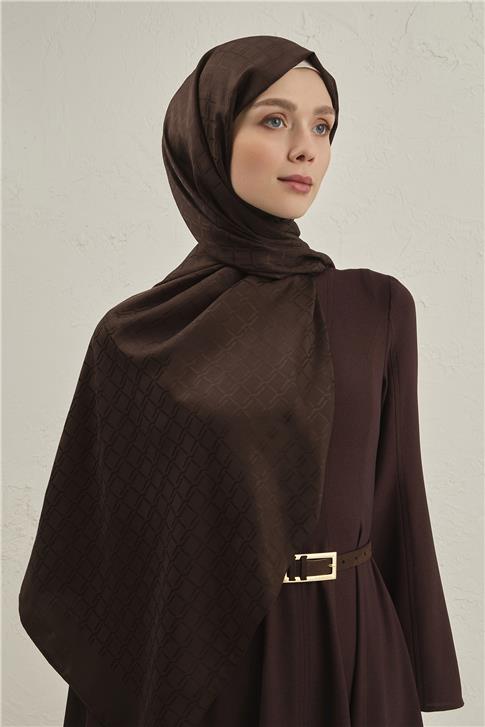 Armine Pamuk  Floş Çapraz Desen Şal 2 11