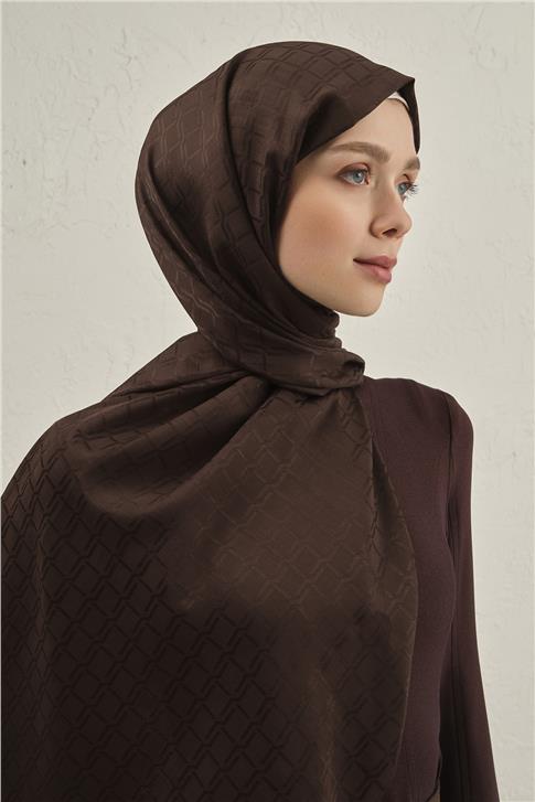 Armine Pamuk  Floş Çapraz Desen Şal 2 11