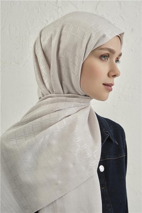 Armine Pamuk  Floş Çapraz Desen Şal 2 17