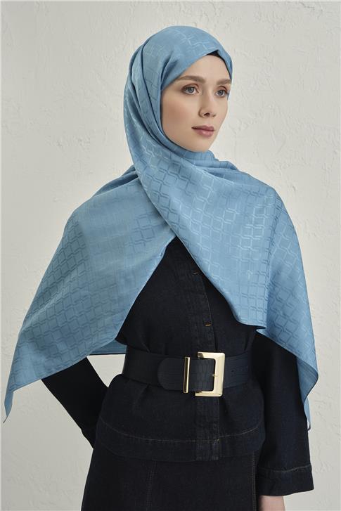 Armine Pamuk  Floş Çapraz Desen Şal 2 25