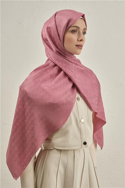 Armine Pamuk  Floş Çapraz Desen Şal 2 37