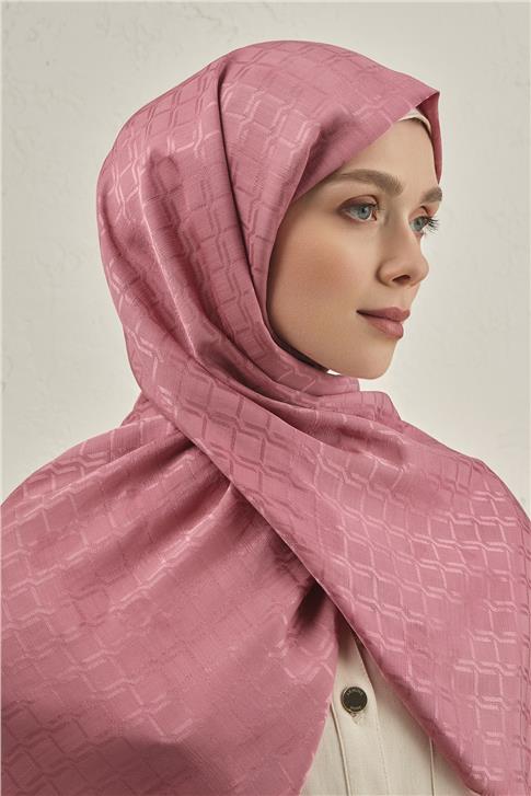 Armine Pamuk  Floş Çapraz Desen Şal 2 37