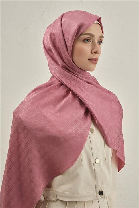 Armine Pamuk  Floş Çapraz Desen Şal 2 37