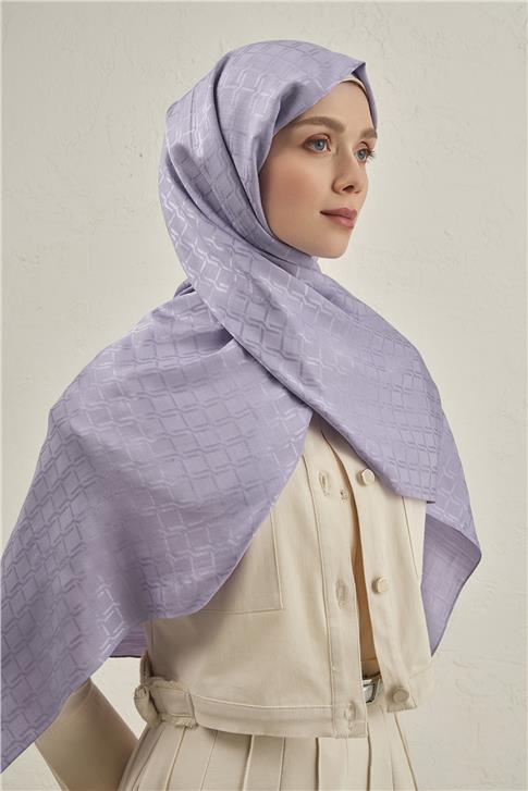 Armine Pamuk  Floş Çapraz Desen Şal 2 44