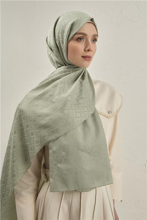 Armine Pamuk  Floş Çapraz Desen Şal 2 51