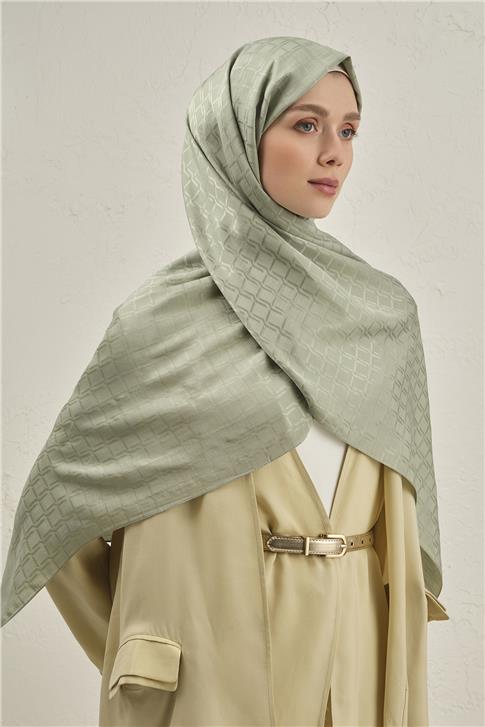 Armine Pamuk  Floş Çapraz Desen Şal 2 51