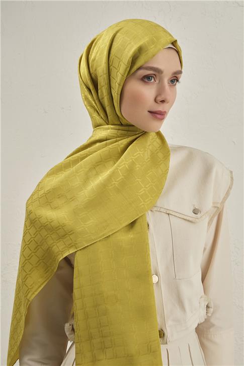 Armine Pamuk  Floş Çapraz Desen Şal 2 54