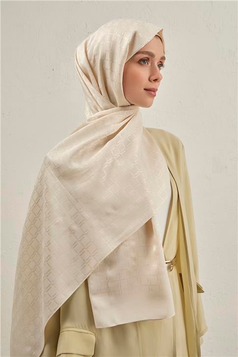 Armine Pamuk  Floş Çapraz Desen Şal 2 60