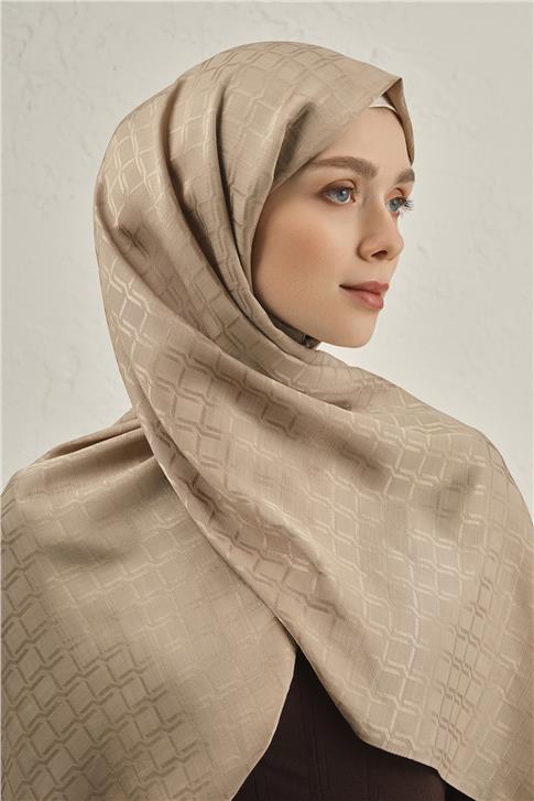 Armine Pamuk  Floş Çapraz Desen Şal 2 64