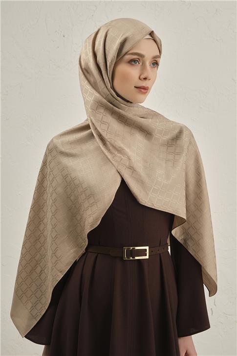 Armine Pamuk  Floş Çapraz Desen Şal 2 64