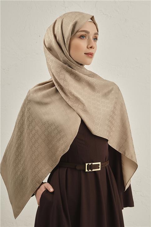 Armine Pamuk  Floş Çapraz Desen Şal 2 64