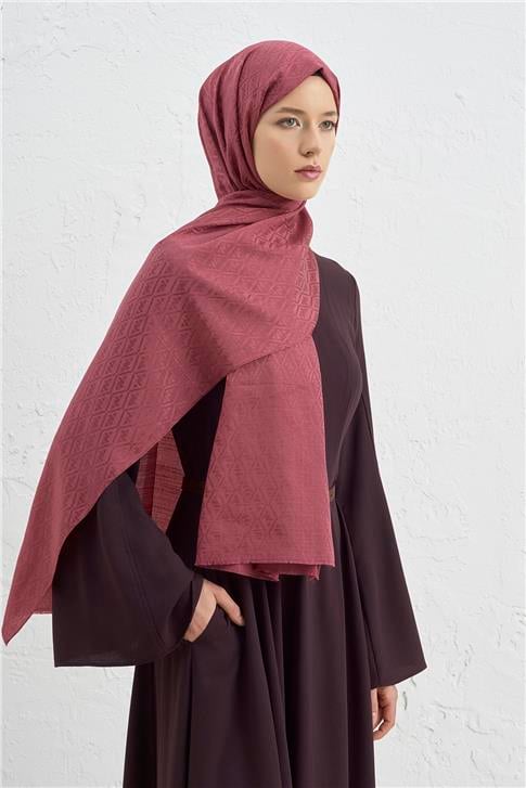 Armine Elegance İpek Pamuk Monogram Şal 32