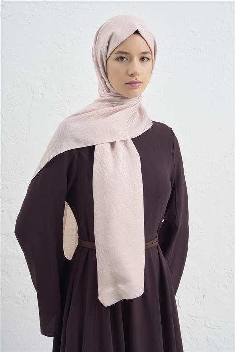 Armine Elegance İpek Pamuk Monogram Şal 39