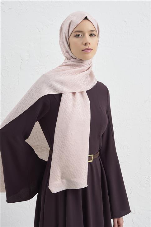 Armine Elegance İpek Pamuk Monogram Şal 39