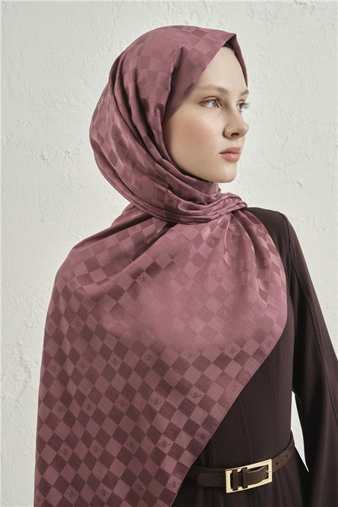 Armine Elegance İpek Pamuk Dama Şal 32