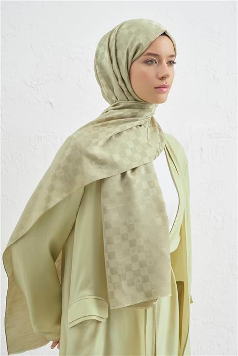 Armine Elegance İpek Pamuk Dama Şal 54