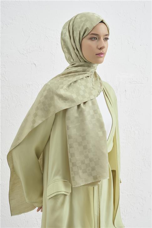 Armine Elegance İpek Pamuk Dama Şal 54