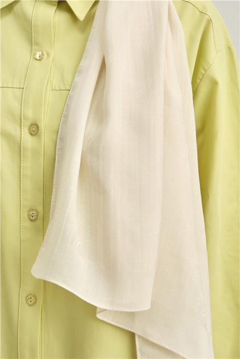 Armine Tencel İpek Minimal Monogram Desen Şal 32100