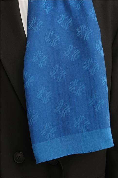 Armine Tencel İpek Minimal Monogram Desen Şal 32115