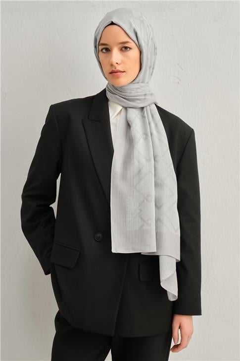Armine Tencel İpek Zincir Desen Şal 3295