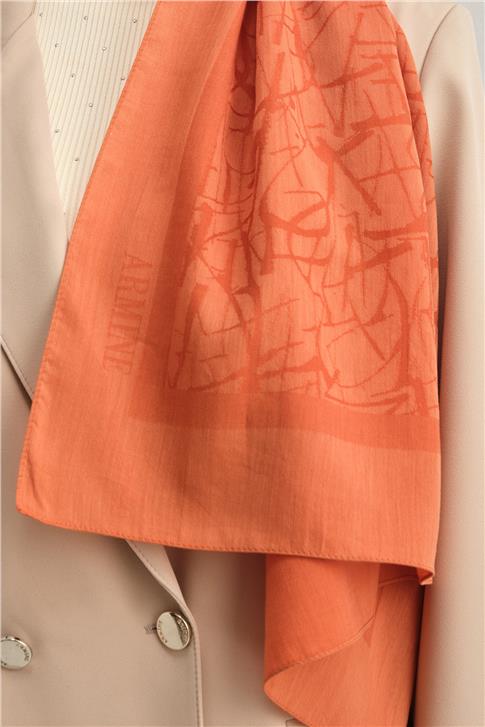 Armine Tencel İpek Kaligrafi Desen Şal 32106