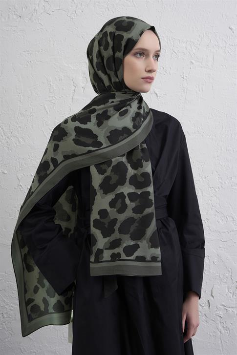 Armine İpek Tensel Leopar Şal 3 06