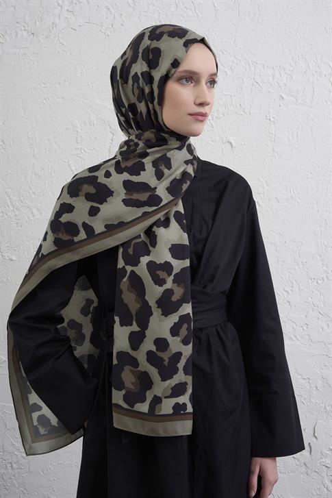 Armine İpek Tensel Leopar Şal 3 30