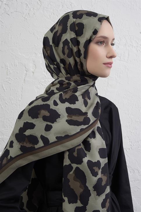 Armine İpek Tensel Leopar Şal 3 30