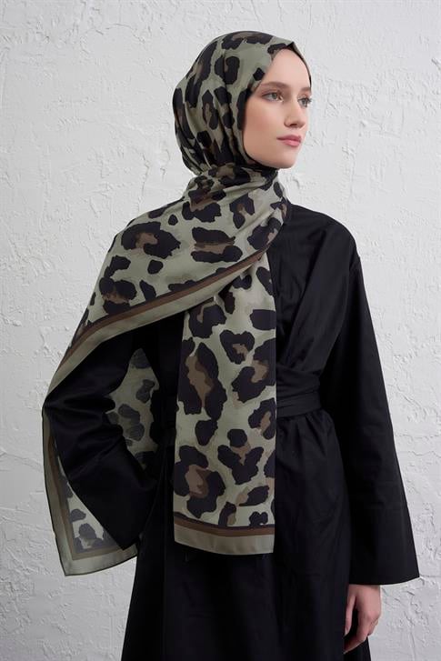 Armine İpek Tensel Leopar Şal 3 30