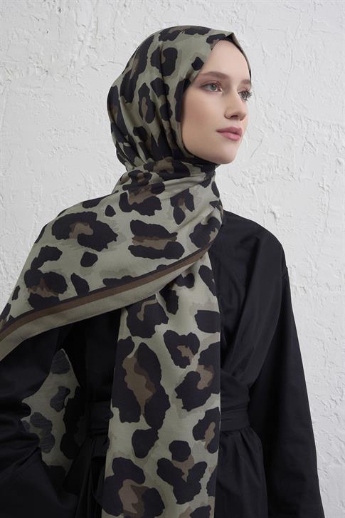 Armine İpek Tensel Leopar Şal 3 30