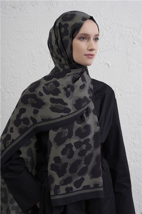 Armine İpek Tensel Leopar Şal 3 34