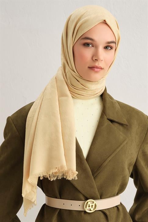 Armine Viscon Kazayağı Desen Şal 02