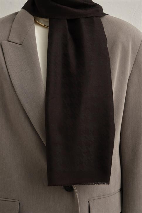 Armine Viscon Kazayağı Desen Şal 05