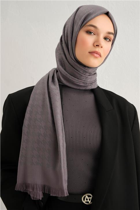 Armine Viscon Kazayağı Desen Şal 11