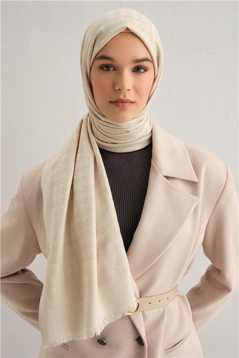 Armine Viscon Kazayağı Desen Şal 15