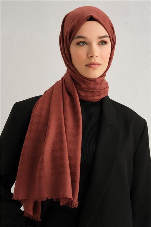 Armine Viscon Kazayağı Desen Şal 20