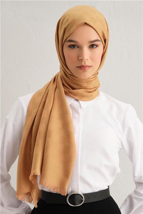 Armine Viscon Kare Desen Şal 14