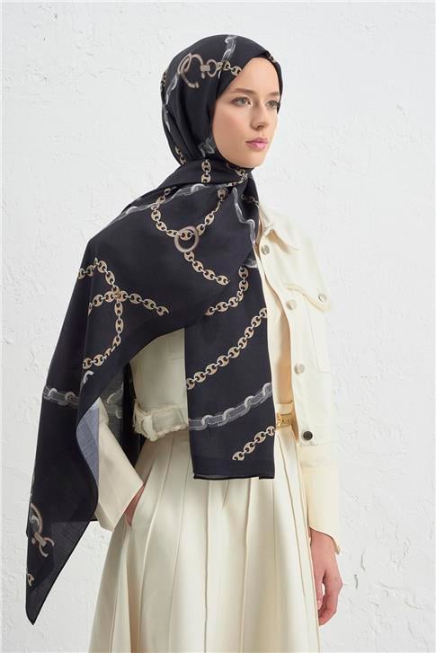 Armine İpek Tensel Zincir Şal 2 08