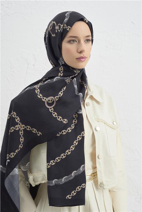 Armine İpek Tensel Zincir Şal 2 08