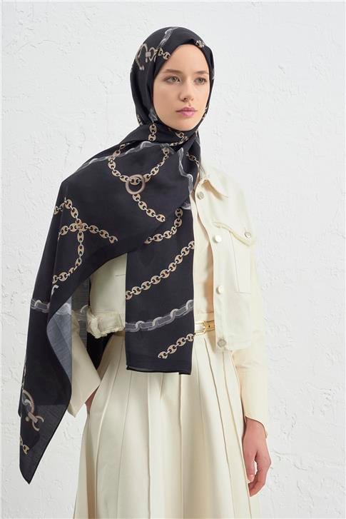 Armine İpek Tensel Zincir Şal 2 08