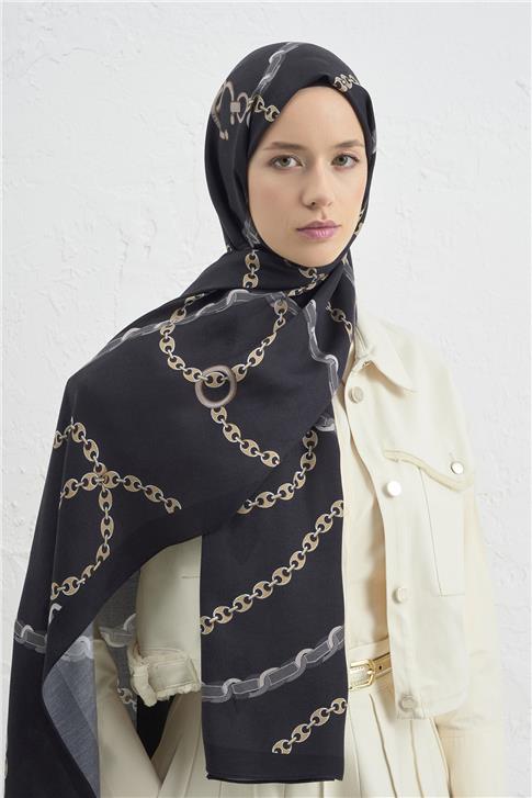 Armine İpek Tensel Zincir Şal 2 08
